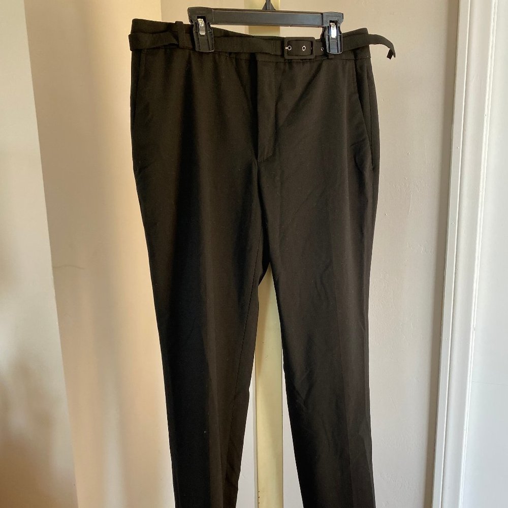 Zara black pantsuits with belt
